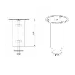 Barkonsole BKF45-220, Alu-Optik -Spulen Pro Verkauf barkonsole bkf45 220 alu optik3