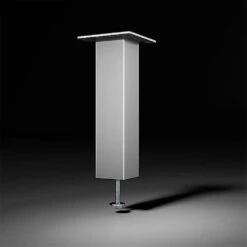 Barkonsole Capri Gerade, Alu Silberfarben, 190 Mm