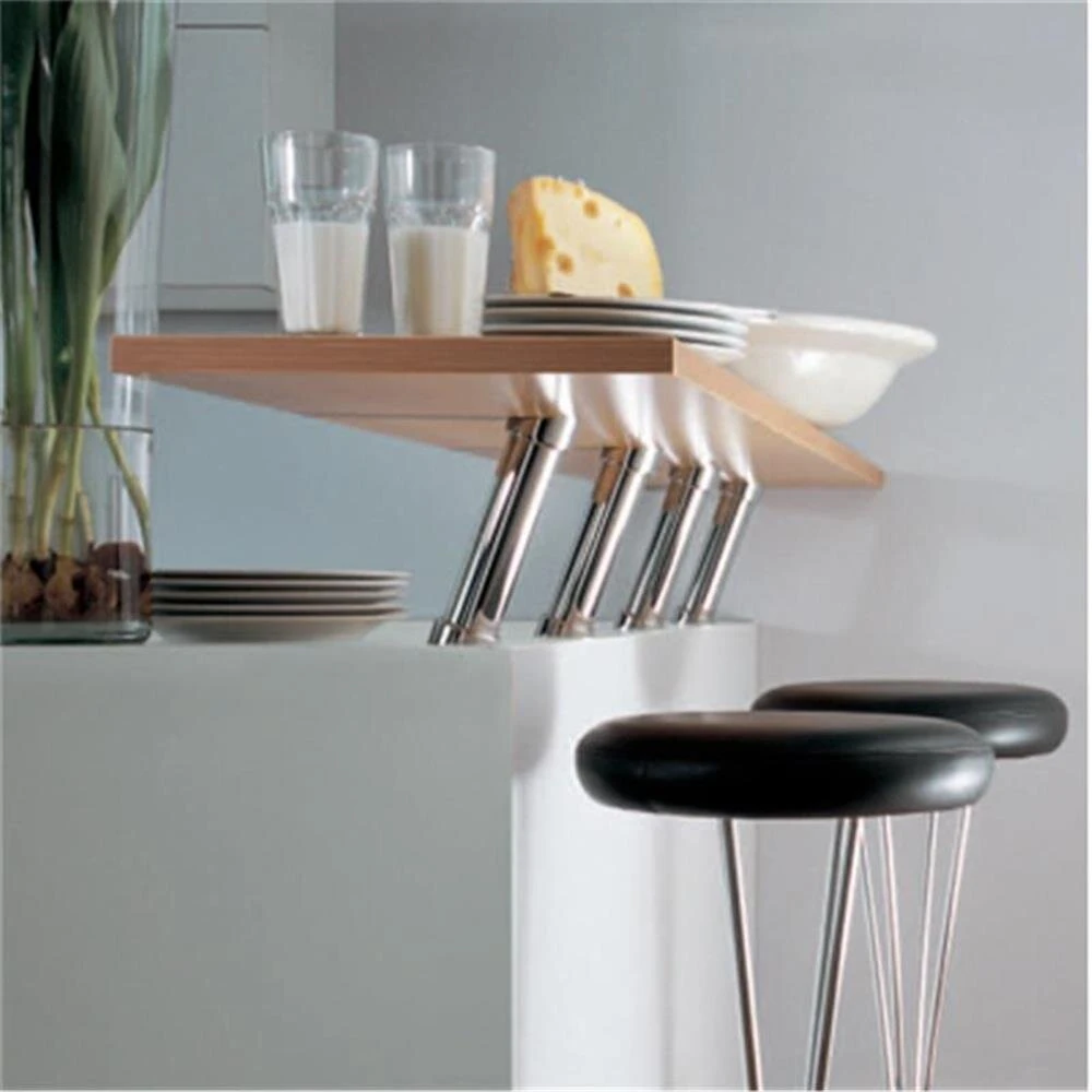 Barkonsole TableLine 2, Edelstahl-Optik 3 Barkonsole TableLine 2, Edelstahl-Optik – Bild 3