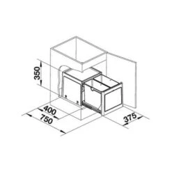BLANCO Abfallsammler BOTTON Pro 45/2 Manuell -Spulen Pro Verkauf blanco abfallsammler botton pro 45 2 manuell3