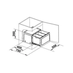 BLANCO Abfallsammler BOTTON Pro 60/3 Automatic -Spulen Pro Verkauf blanco abfallsammler botton pro 60 3 automatic3