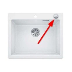 BLANCO Drehbetätigung / Drehknopf Edelstahl, Für Ablauffernbedienung -Spulen Pro Verkauf blanco drehbetaetigung drehknopf fuer ablauffernbedienung3