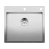 BLANCO Einbaubecken CLARON 500-IF/A Edelstahl Durinox InFino