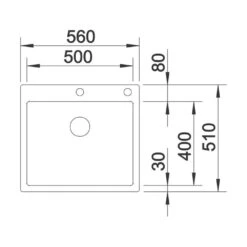 BLANCO Einbaubecken CLARON 500-IF/A Edelstahl Durinox InFino -Spulen Pro Verkauf blanco einbaubecken claron 500 if a edelstahl durinox infino3