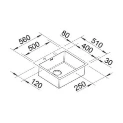 BLANCO Einbaubecken CLARON 500-IF/A Edelstahl Durinox InFino -Spulen Pro Verkauf blanco einbaubecken claron 500 if a edelstahl durinox infino5