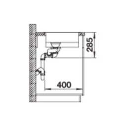 BLANCO Einbaubecken SOLIS 340/180-IF Edelstahl Bürstfinish -Spulen Pro Verkauf blanco einbaubecken solis 340 180 if edelstahl buerstfinish4