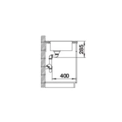 BLANCO Einbaubecken SUPRA 500-IF Edelstahl Bürstfinish -Spulen Pro Verkauf blanco einbaubecken supra 500 if edelstahl buerstfinish4