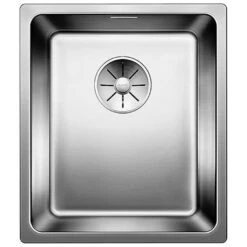 BLANCO Einbauspüle ANDANO 340-IF Edelstahl Seidenglanz | InFino Ablauf | 522953