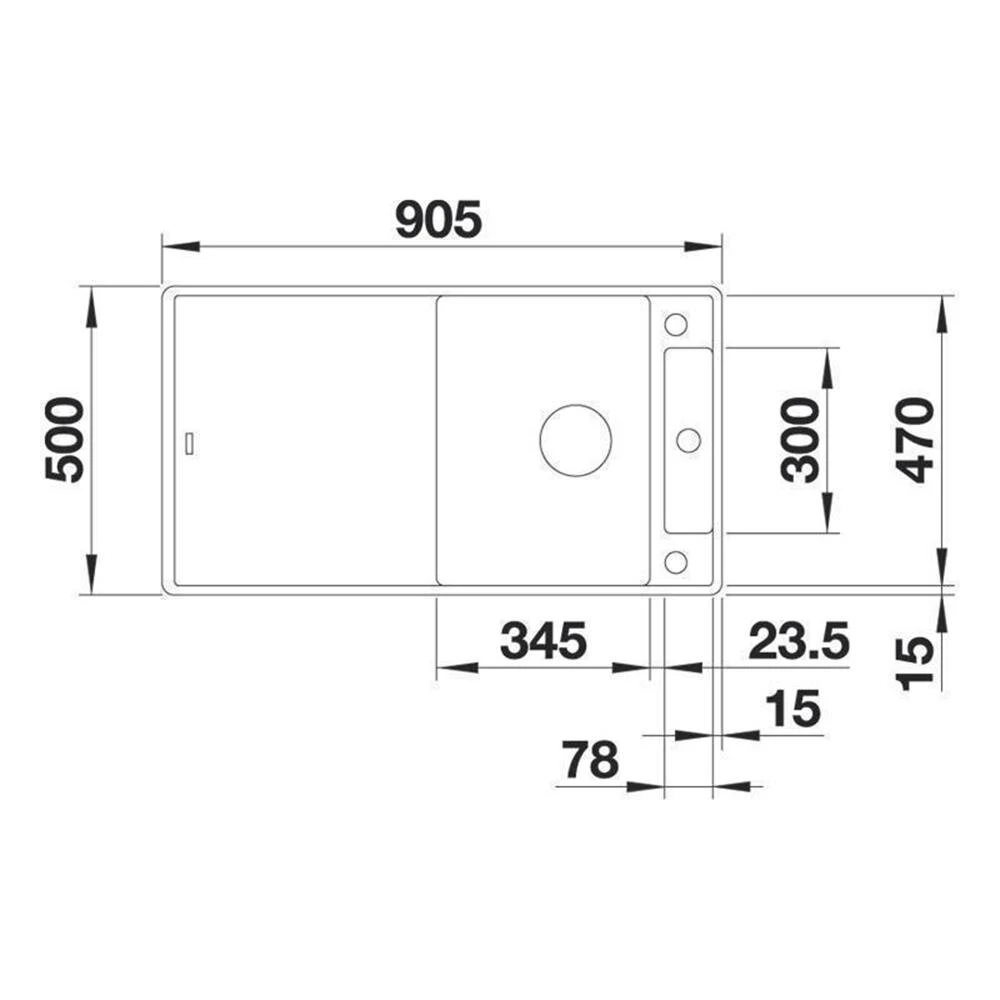 BLANCO Einbauspüle AXIA III 5 S-F Silgranit Mit Glasschneidbrett, Flächenbündig Einbaubar, InFino 3 BLANCO Einbauspüle AXIA III 5 S-F Silgranit Mit Glasschneidbrett, Flächenbündig Einbaubar, InFino – Bild 3