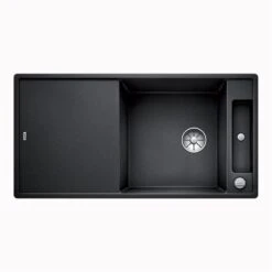 BLANCO Einbauspüle AXIA III XL 6 S-F Silgranit Flächenbündig | InFino Ablauf | Mit Glas-Schneidbrett