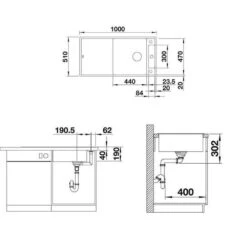 BLANCO Einbauspüle AXIA III XL 6 S Silgranit | InFino Ablauf | Mit Holz-Schneidbrett -Spulen Pro Verkauf blanco einbauspuele axia iii xl 6 s silgranit infino ablauf mit holz schneidbrett4