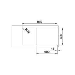 BLANCO Einbauspüle AXIA III XL 6 S Silgranit | InFino Ablauf | Mit Holz-Schneidbrett -Spulen Pro Verkauf blanco einbauspuele axia iii xl 6 s silgranit infino ablauf mit holz schneidbrett5