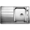 BLANCO Einbauspüle AXIS III 45 S-IF Edelstahl Seidenglanz | InFino Ablauf | 522102