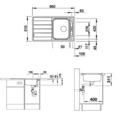 BLANCO Einbauspüle AXIS III 45 S-IF Edelstahl Seidenglanz | InFino Ablauf | 522102 8 BLANCO Einbauspüle AXIS III 45 S-IF Edelstahl Seidenglanz | InFino Ablauf | 522102 -Spulen Pro Verkauf blanco einbauspuele axis iii 45 s if edelstahl seidenglanz infino ablauf 5221024