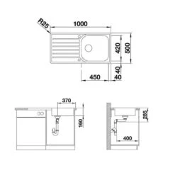 BLANCO Einbauspüle LANTOS XL 6 S-IF Edelstahl Bürstfinish -Spulen Pro Verkauf blanco einbauspuele blancolantos xl 6 s if edelstahl buerstfinish4