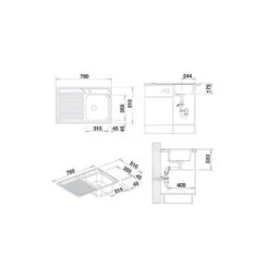 BLANCO Einbauspüle CLASSIC 40 S Edelstahl Seidenglanz -Spulen Pro Verkauf blanco einbauspuele classic 40 s edelstahl seidenglanz3