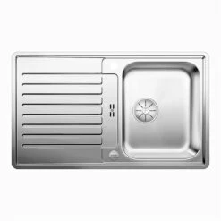 BLANCO Einbauspüle CLASSIC Pro 45 S-IF Edelstahl Seidenglanz, InFino Ablauffsystem