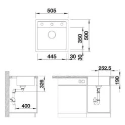 BLANCO Einbauspüle DALAGO 5-F Silgranit Flächenbündig Einbaubar -Spulen Pro Verkauf blanco einbauspuele dalago 5 f silgranit flaechenbuendig einbaubar3