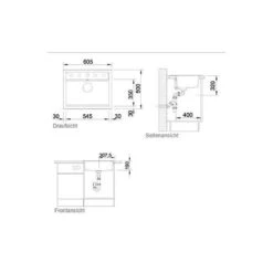 BLANCO Einbauspüle DALAGO 6-FSilgranit Flächenbündig Einbaubar -Spulen Pro Verkauf blanco einbauspuele dalago 6 fsilgranit flaechenbuendig einbaubar3