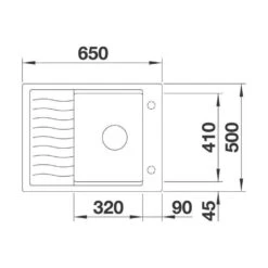 BLANCO Einbauspüle ELON 45 S Silgranit InFino -Spulen Pro Verkauf blanco einbauspuele elon 45 s silgranit infino3
