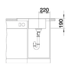 BLANCO Einbauspüle ELON 45 S Silgranit InFino -Spulen Pro Verkauf blanco einbauspuele elon 45 s silgranit infino5