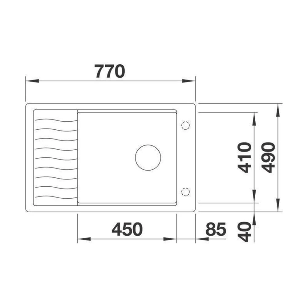 BLANCO Einbauspüle ELON XL 6 S-F Silgranit Flächenbündig Einbaubar InFino 3 BLANCO Einbauspüle ELON XL 6 S-F Silgranit Flächenbündig Einbaubar InFino – Bild 3