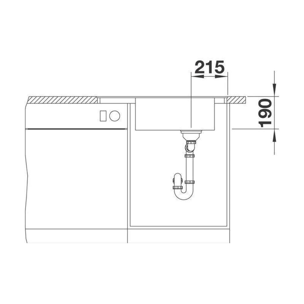 BLANCO Einbauspüle ELON XL 6 S-F Silgranit Flächenbündig Einbaubar InFino 5 BLANCO Einbauspüle ELON XL 6 S-F Silgranit Flächenbündig Einbaubar InFino – Bild 5