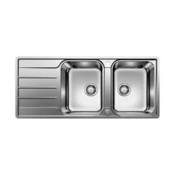 BLANCO Einbauspüle LEMIS 8 S-IF Edelstahl Bürstfinish