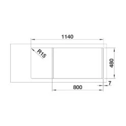 BLANCO Einbauspüle LEMIS 8 S-IF Edelstahl Bürstfinish -Spulen Pro Verkauf blanco einbauspuele lemis 8 s if edelstahl buerstfinish4