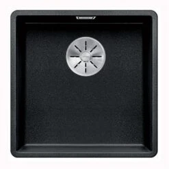 BLANCO Einbauspüle SUBLINE 400-F Silgranit Flächenbündig Einbaubar, InFino