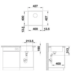 BLANCO Einbauspüle SUBLINE 400-F Silgranit Flächenbündig Einbaubar, InFino 7 BLANCO Einbauspüle SUBLINE 400-F Silgranit Flächenbündig Einbaubar, InFino -Spulen Pro Verkauf blanco einbauspuele subline 400 f silgranit puradur flaechenbuendig einbaubar infino3