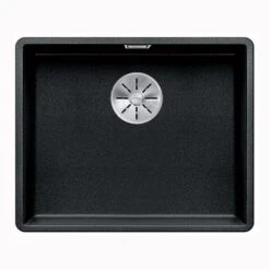 BLANCO Einbauspüle SUBLINE 500-F Silgranit Flächenbündig Einbaubar, InFino