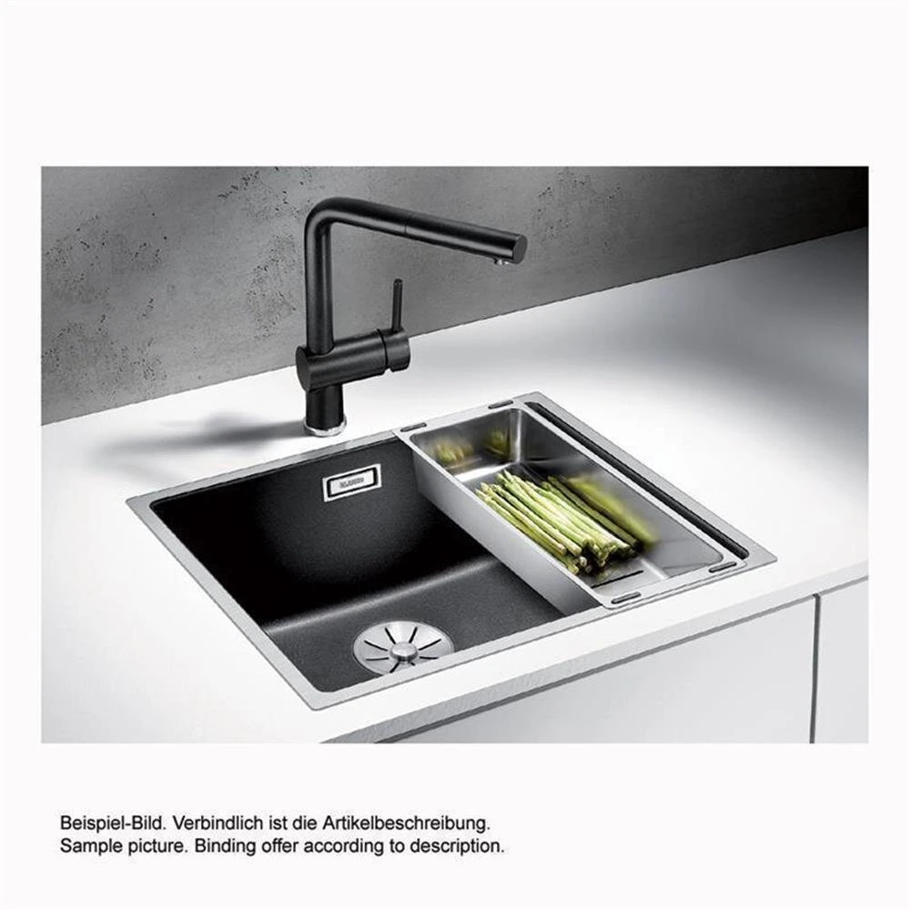 BLANCO Einbauspüle SUBLINE 500-IF SteelFrame Silgranit, InFino 2 BLANCO Einbauspüle SUBLINE 500-IF SteelFrame Silgranit, InFino – Bild 2