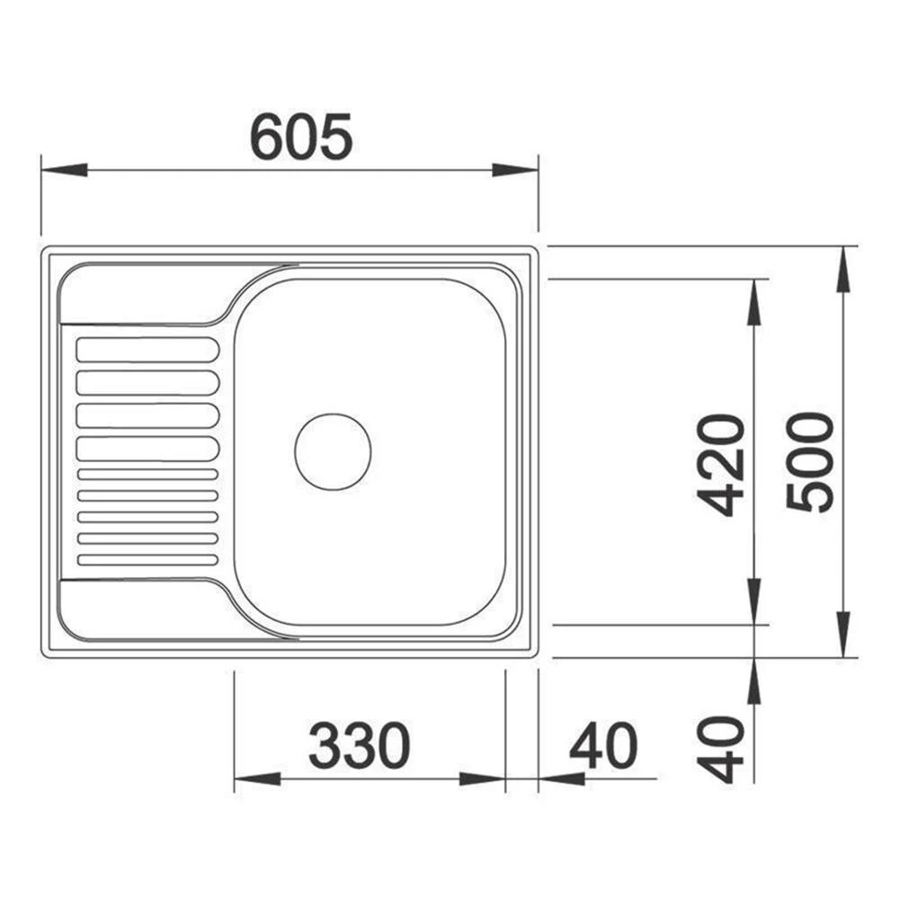 BLANCO Einbauspüle TIPO 45 S Mini | Naturfinish 3 BLANCO Einbauspüle TIPO 45 S Mini | Naturfinish – Bild 3