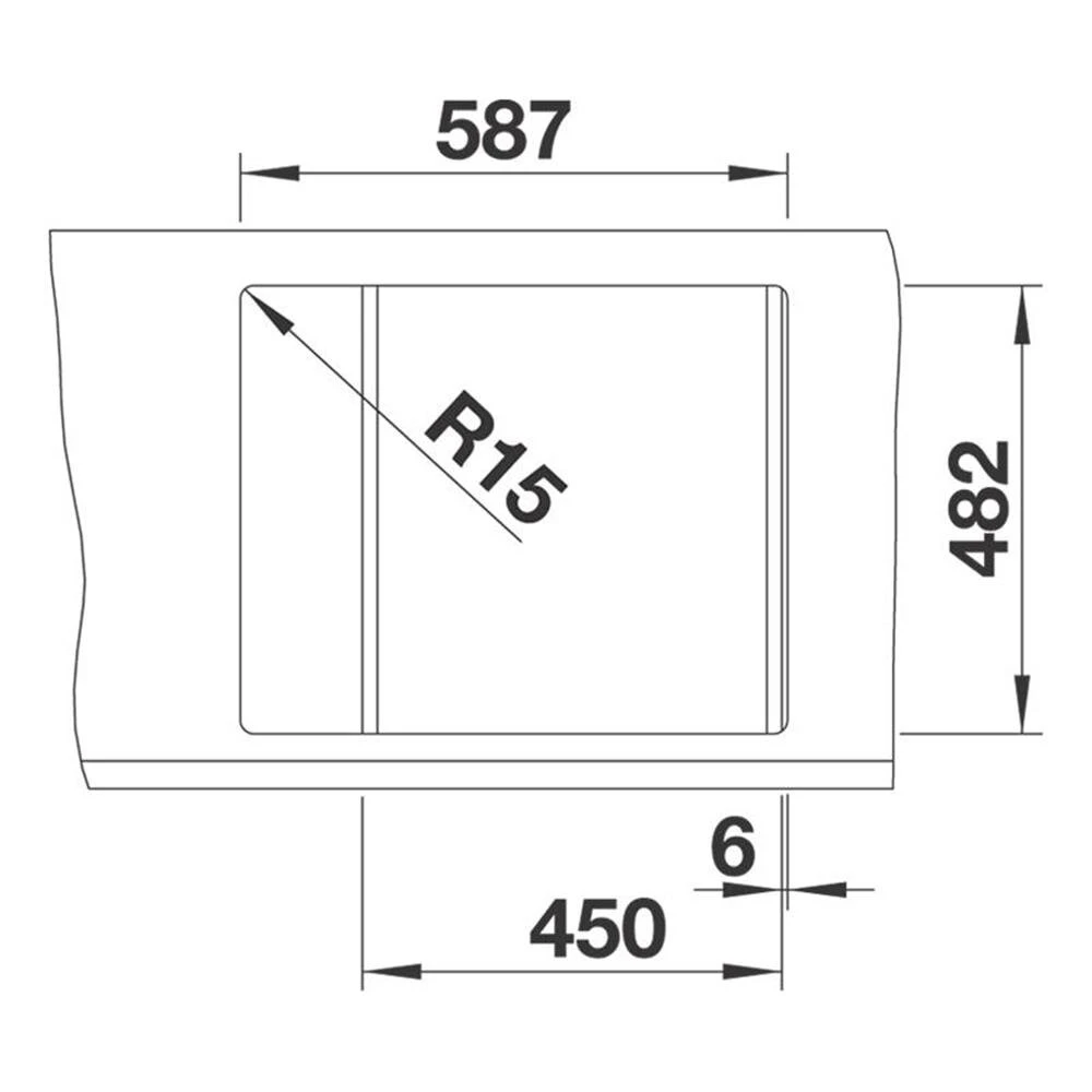 BLANCO Einbauspüle TIPO 45 S Mini | Naturfinish 4 BLANCO Einbauspüle TIPO 45 S Mini | Naturfinish – Bild 4