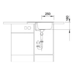 BLANCO Einbauspüle TIPO 45 S Mini | Naturfinish 10 BLANCO Einbauspüle TIPO 45 S Mini | Naturfinish -Spulen Pro Verkauf blanco einbauspuele tipo 45 s mini naturfinish5