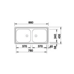 BLANCO Einbauspüle TOP EZ 8 X 4 Edelstahl Naturfinish -Spulen Pro Verkauf blanco einbauspuele top ez 8 x 4 edelstahl naturfinish3
