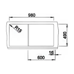 BLANCO Einbauspüle ZENAR XL 6 S Silgranit, InFino Ablauf -Spulen Pro Verkauf blanco einbauspuele zenar xl 6 s silgranit infino ablauf4