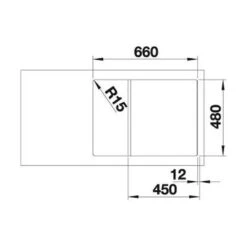 BLANCO Einbauspüle ZIA 45 S Compact Silgranit -Spulen Pro Verkauf blanco einbauspuele zia 45 s compact silgranit4