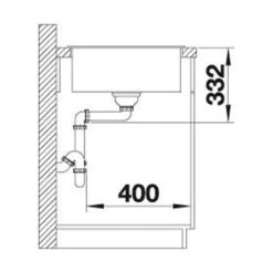 BLANCO Einbauspüle ZIA 45 S Compact Silgranit -Spulen Pro Verkauf blanco einbauspuele zia 45 s compact silgranit5