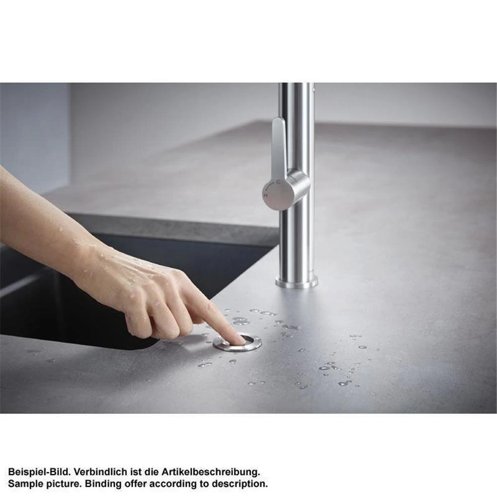 BLANCO PushControl Ablauffernbedienung Edelstahl | 233696 2 BLANCO PushControl Ablauffernbedienung Edelstahl | 233696 – Bild 2
