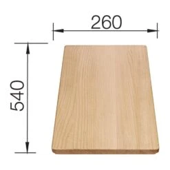 BLANCO Schneidbrett Buche Massiv 540 X 260 Mm -Spulen Pro Verkauf blanco schneidbrett buche massiv 540 x 260 mm3
