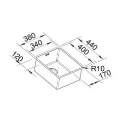 BLANCO Unterbaubecken CLARON 340-U Edelstahl Durinox InFino -Spulen Pro Verkauf blanco unterbaubecken claron 340 u edelstahl durinox infino5