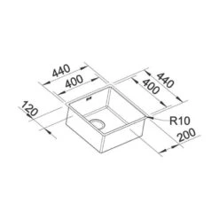 BLANCO Unterbaubecken CLARON 400-U Edelstahl Durinox InFino -Spulen Pro Verkauf blanco unterbaubecken claron 400 u edelstahl durinox infino5