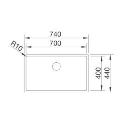 BLANCO Unterbaubecken CLARON 700-U Edelstahl Durinox InFino -Spulen Pro Verkauf blanco unterbaubecken claron 700 u edelstahl durinox infino3