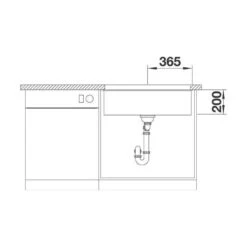 BLANCO Unterbaubecken ETAGON 700-U Silgranit InFino -Spulen Pro Verkauf blanco unterbaubecken etagon 700 u silgranit infino5