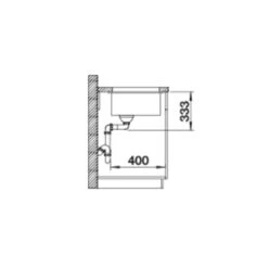 BLANCO Unterbaubecken ROTAN 500-U Silgranit -Spulen Pro Verkauf blanco unterbaubecken rotan 500 u silgranit4
