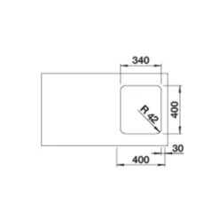 BLANCO Unterbaubecken SOLIS 340-U Edelstahl Bürstfinish -Spulen Pro Verkauf blanco unterbaubecken solis 340 u edelstahl buerstfinish3