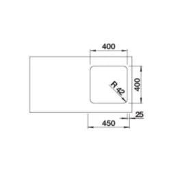 BLANCO Unterbaubecken SOLIS 400-U Edelstahl Bürstfinish -Spulen Pro Verkauf blanco unterbaubecken solis 400 u edelstahl buerstfinish3