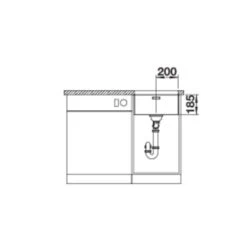 BLANCO Unterbaubecken SOLIS 400-U Edelstahl Bürstfinish -Spulen Pro Verkauf blanco unterbaubecken solis 400 u edelstahl buerstfinish5